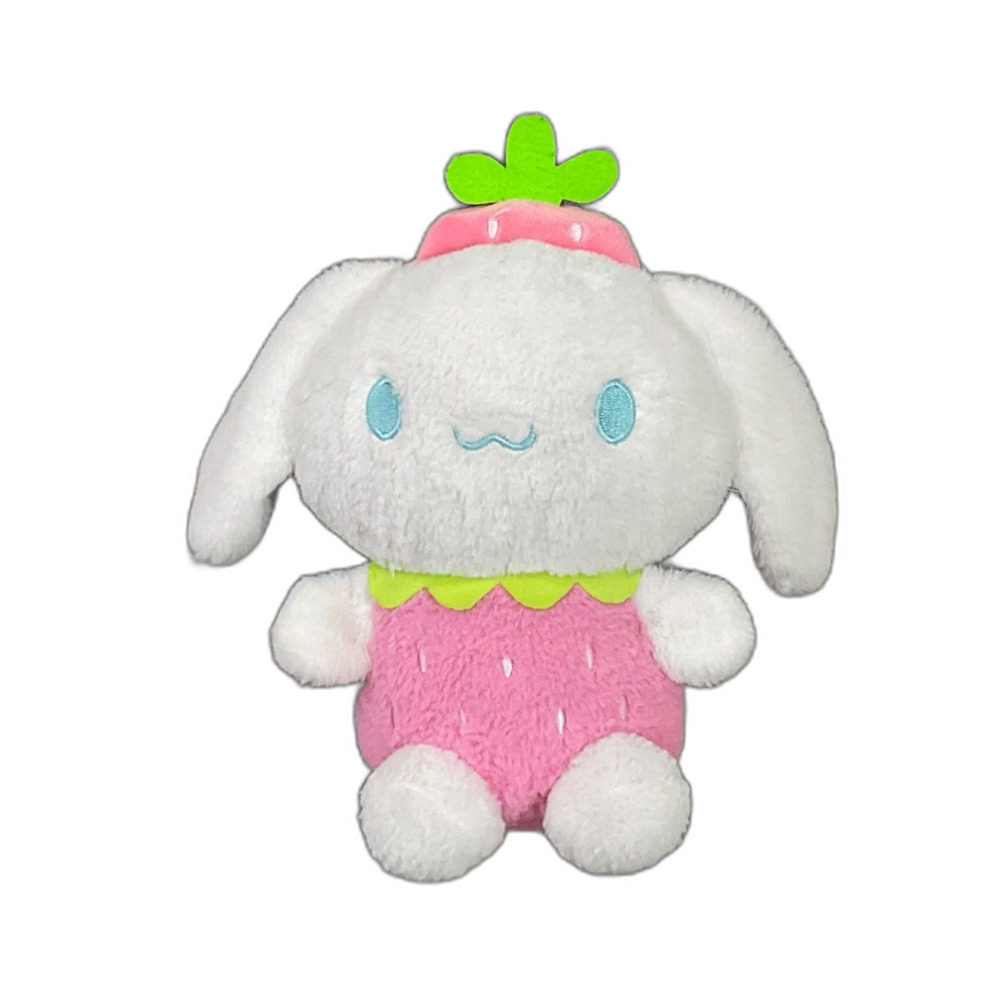 Sanrio 10” Plush toy Cinnamoroll from  Strawberry outfit pink white green